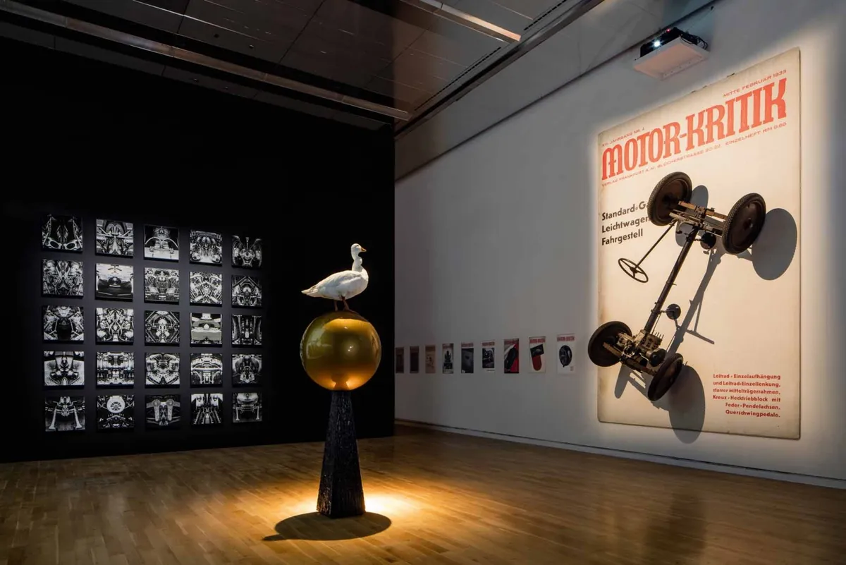 The installation Nudnik. Forgetting Josef Ganz at the Kunstmuseum Wolfsburg, 2016