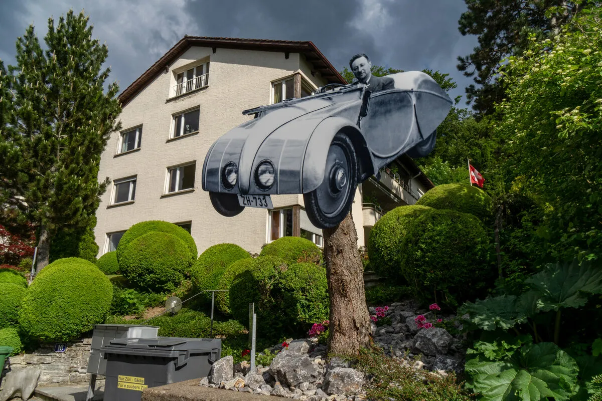 Josef Ganz im Silberfisch by Rémy Markowitsch, Zurich-Schwamendingen, 2018